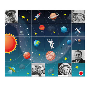 Коврик для логобота Пчелка "Космос" - «globural.ru» - Рузаевка