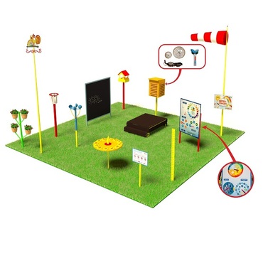 Метеорологическая площадка серия металлическая (комплект Стандарт без ограждения )    - «globural.ru» - Рузаевка