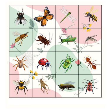 Коврик для логобота Пчелка "Насекомые и пауки" - «globural.ru» - Рузаевка