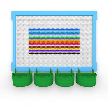Комплект стены для конструирования Botzees с деревянной основой - «globural.ru» - Рузаевка