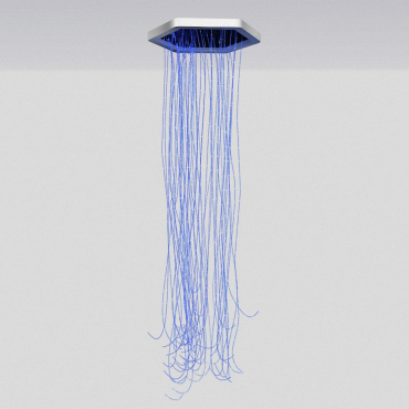 Потолочная светодиодная панель с фиброоптическим душем - «globural.ru» - Рузаевка