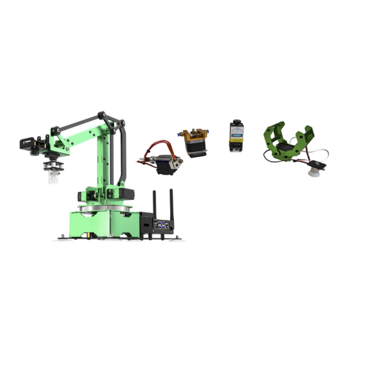 Четырёхосевой учебный робот - манипулятор "Техник" с модульными сменными насадками. - «globural.ru» - Рузаевка