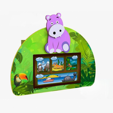 Сенсорный настенный коррекционно-развивающий комплекс "Бегемотик" - «globural.ru» - Рузаевка