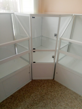 Шкаф-витрина угловая (малая) - «globural.ru» - Рузаевка