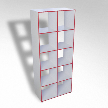 Шкаф открытый многосекционный ТР10 ЛДСП  - «globural.ru» - Рузаевка