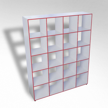 Шкаф открытый многосекционный ТР20 ЛДСП - «globural.ru» - Рузаевка