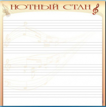 Доска магнитно-маркерная "Нотный стан" - «globural.ru» - Рузаевка