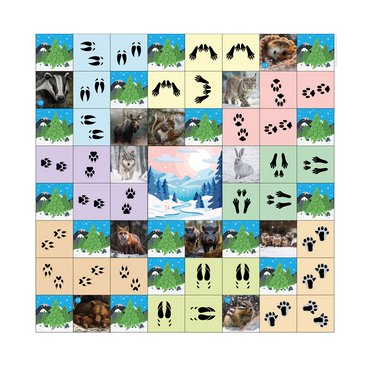 Коврик для логобота Пчелка "Следы животных" - «globural.ru» - Рузаевка