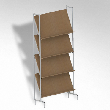 Стеллаж на металлокаркасе демонстрационный - «globural.ru» - Рузаевка