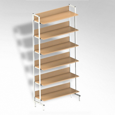  Стеллаж на металлокаркасе односторонний - «globural.ru» - Рузаевка