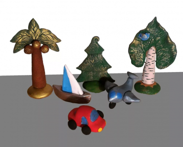 Набор стилизованных глиняных фигурок для песочной терапии - «globural.ru» - Рузаевка