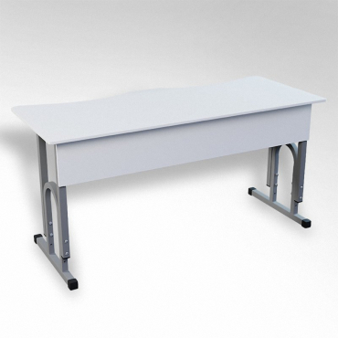 Стол 'Архимед ТР' 2-х местный регулируемый с эргономичной столешницей - «globural.ru» - Рузаевка