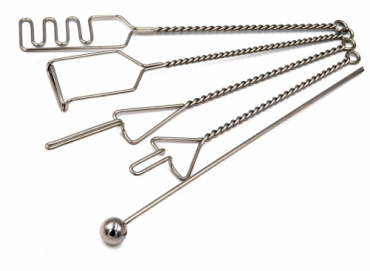 Комплект "Постановочные зонды на витых ручках с колечком (с металлическим шариком)" 5 штук - «globural.ru» - Рузаевка