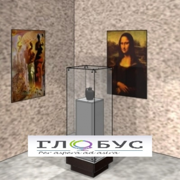 Витрина музейная с внутренним пьедесталом - «globural.ru» - Рузаевка