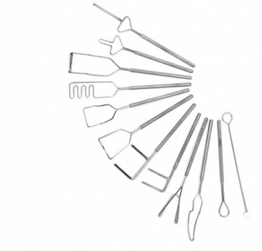 Комплект "Постановочные зонды" медицинская сталь (12 штук) - «globural.ru» - Рузаевка