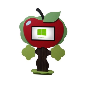 Интерактивная напольная пристенная доска «Яблоко» - «globural.ru» - Рузаевка